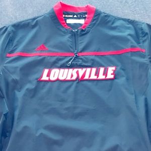 ADIDAS Louisville Cardinals Sz Lg Windbreaker